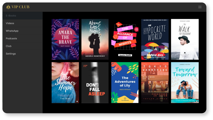 Sell e-books in PDF using PayForm Members area